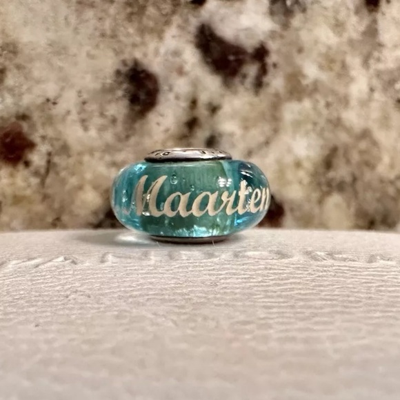 Pandora Authentic St. Maarten Exclusive Murano Charm - Picture 1 of 9
